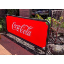 Coca Cola Outdoor Barrier Sign