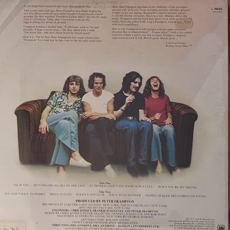 Peter Frampton – I’m Om You