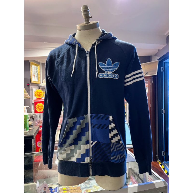 Adidas Impossible Plaid Hoodie Jacket