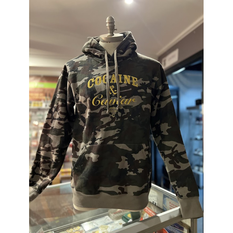 Cocaine & Caviar Camo Hoodie