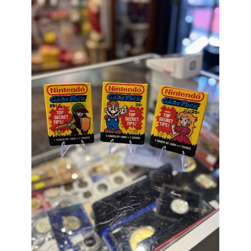 Vintage Topps Nintendo Trading Cards