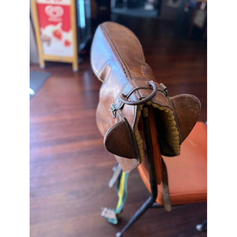 Vintage Jockey Saddle