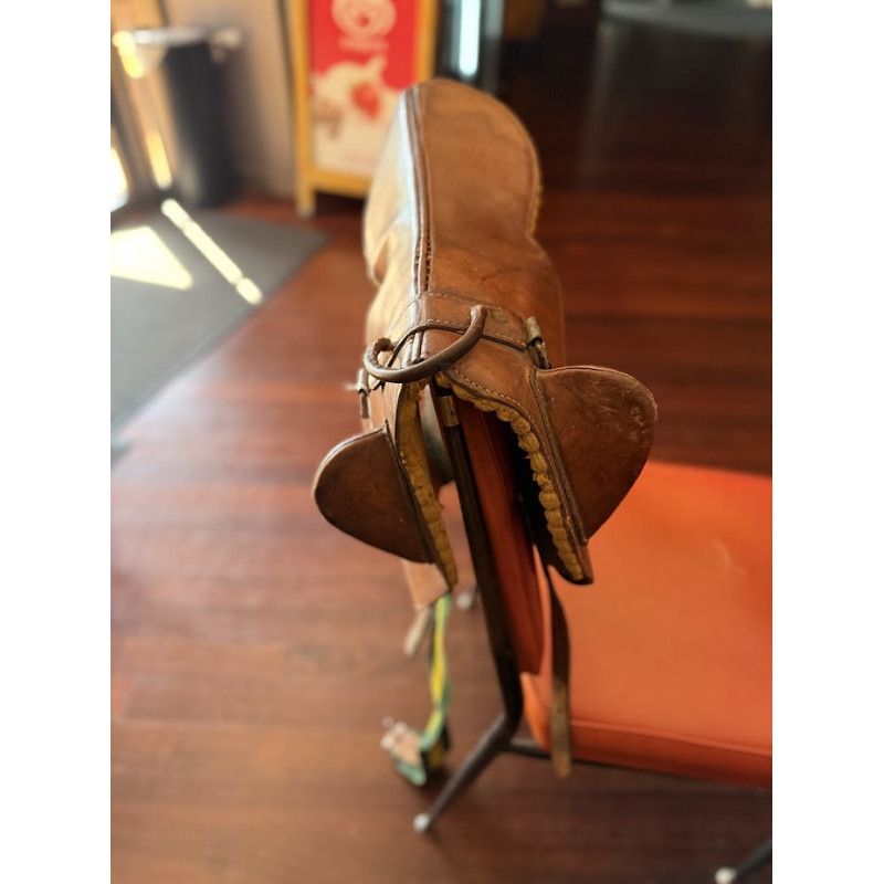 Vintage Jockey Saddle
