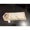 White Vintage Henry Bucks Bow Tie