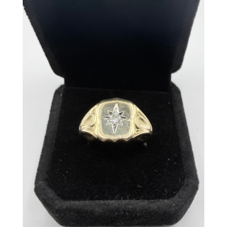 9ct Gold Male Signet Ring