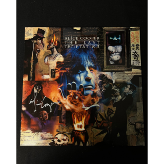 1994 'The Last Temptation'- Alice Cooper SIGNED (Vinyl, Comic + Ticket)