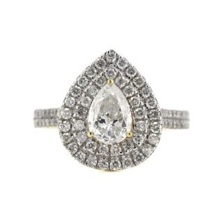14ct Yellow Gold Diamond Ring