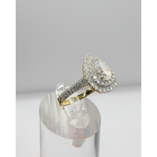 14ct Yellow Gold Diamond Ring