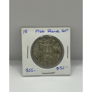 1966 Round 50c