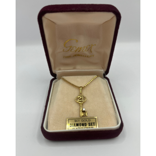 9 Caret W/ Diamond 21st Key