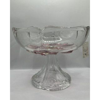 Glass Art Pink Bowl