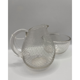 Gunnel Nyman Cream & Sugar Glass Set