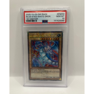 Graded 10 Yu-Gi-Oh! Blue-Eyes White Dragon Card