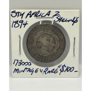1894 Sth Africa 2 Shillings