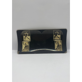 Stereoscope Slide - Babe Ruth & George Lewis