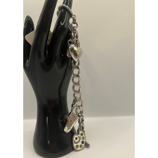 Juicy Couture Silver Bracelet w/ Charms