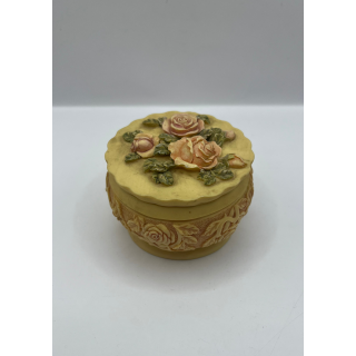 Vintage Trinket Box (w/ Rose Soap)