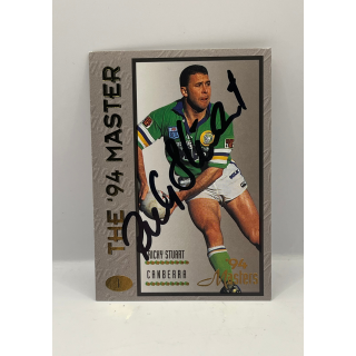 Ricky Stuart Signed Trading Card