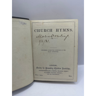 Rare 1881 'Church Hymns'